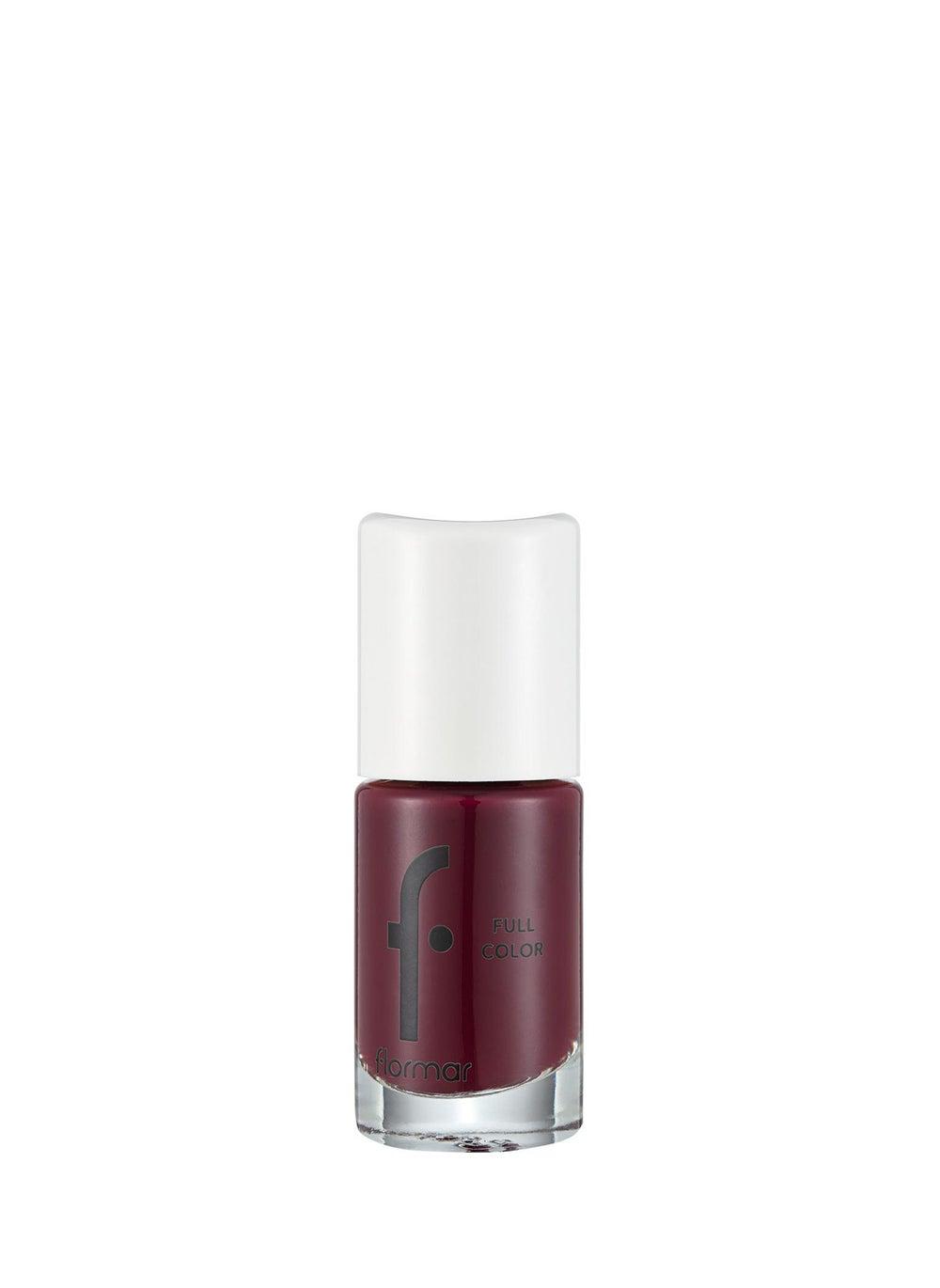 Flormar FULL COLOR Nail Enamel - Royal Maroon FC40 - Image 1