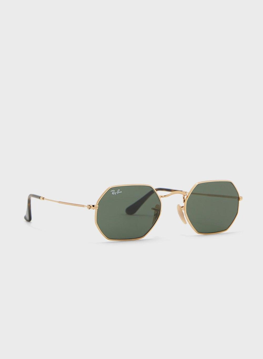 Ray-Ban 0Rb3556N Octagonal Metal Sunglasses for Men - Image 1