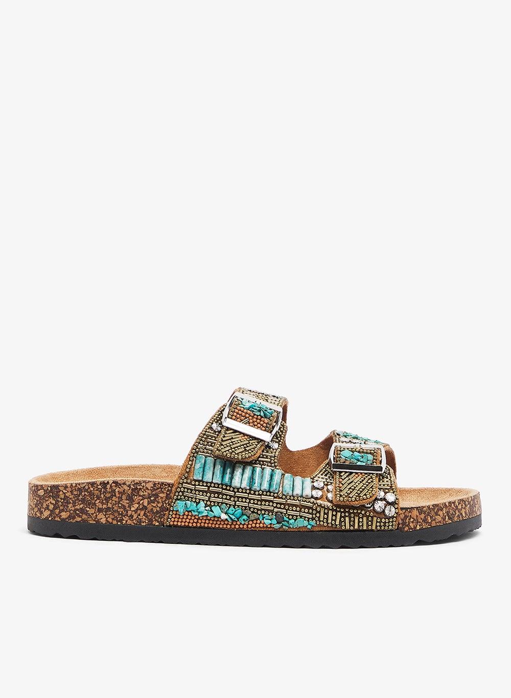 Golden Elegance F00251Xf1 Casual Flat Sandals for Her - Image 1