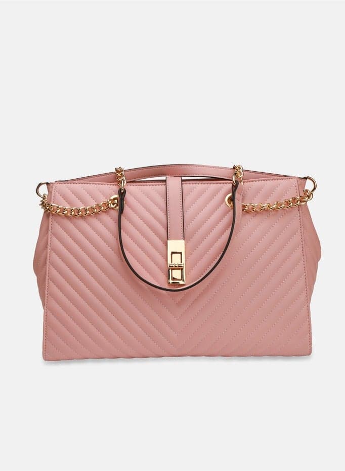 AMICA Dulce Quilted Tote - Spacious Pink Essential - Image 1