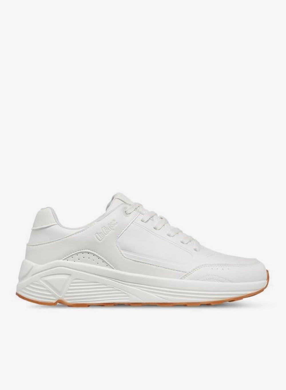 Men's Ss25M186 White Panelled Low-Top Lace-Up Sneakers - Image 1