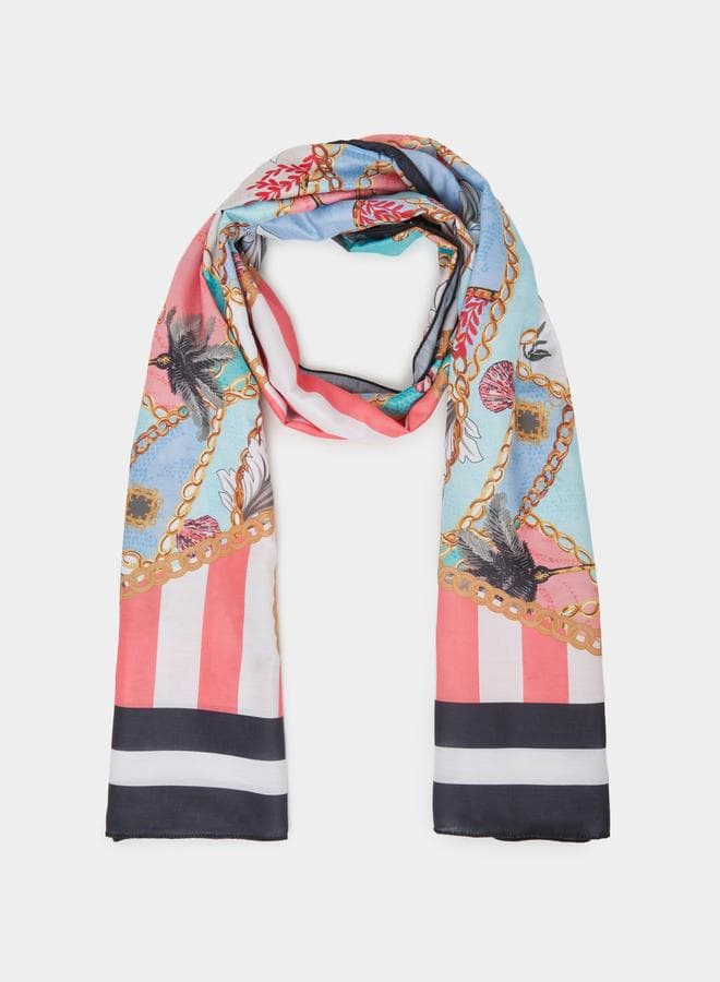 Styli All-Over Print Women's Scarf: Timeless Elegance - Image 1