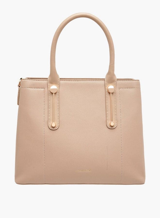 Flora Bella Textured Tote - Elegance Meets Functionality - Image 1
