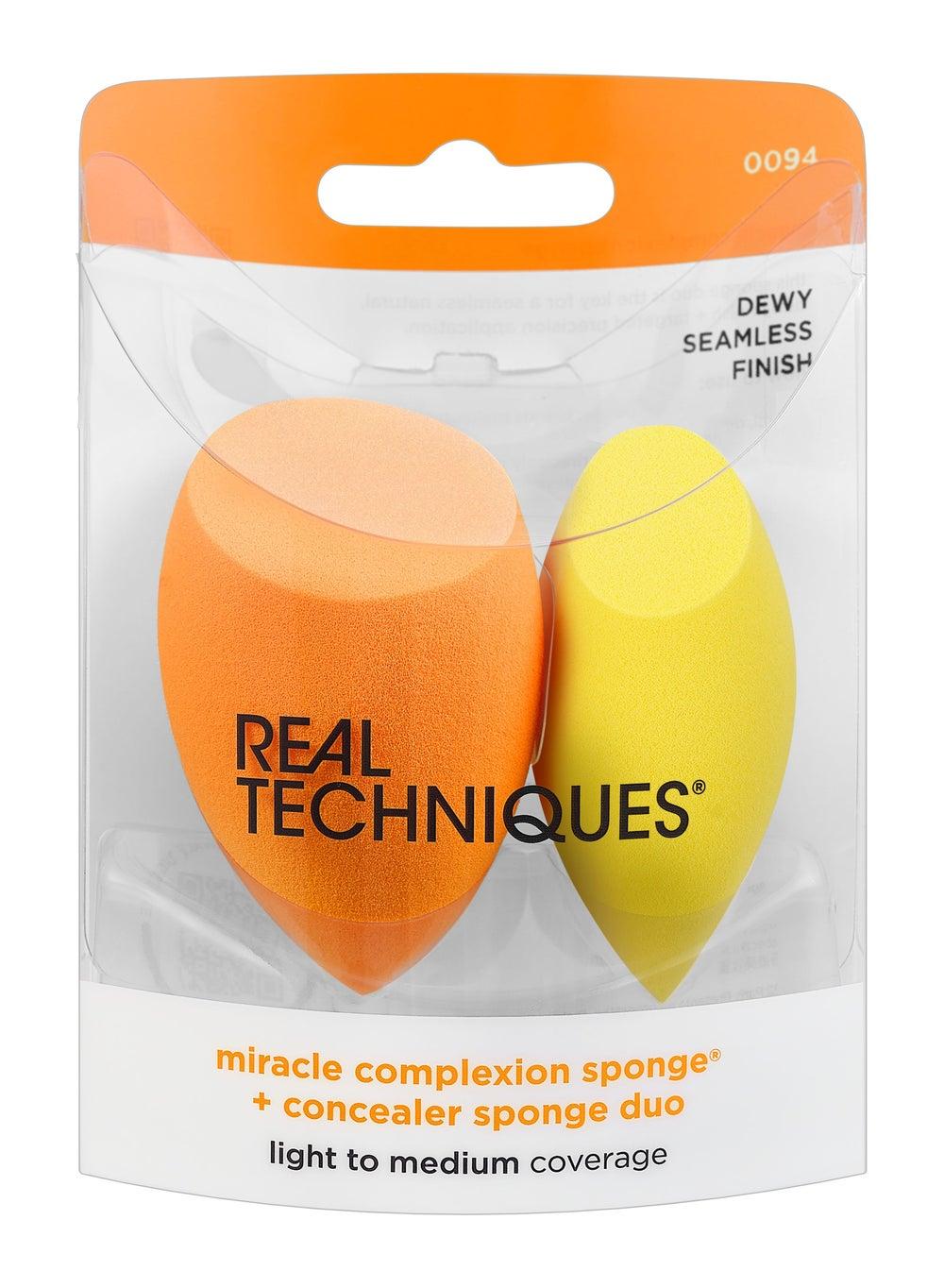 Miracle Complexion & Concealer Sponge Duo for Flawless Skin - Image 1