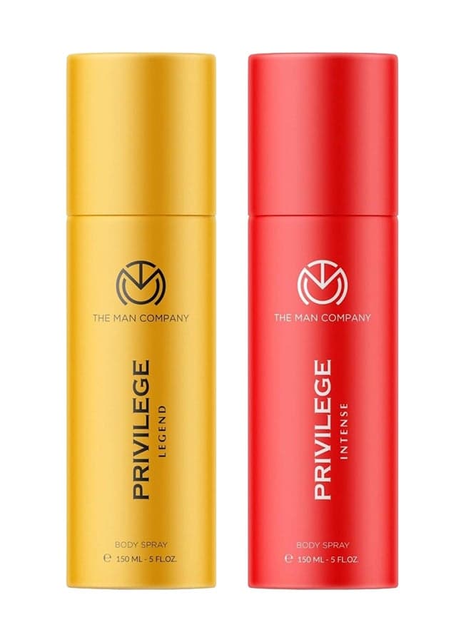 Privilege Active Duo Deodorant – Long-Lasting Men's Body Spray 150ml - Image 1