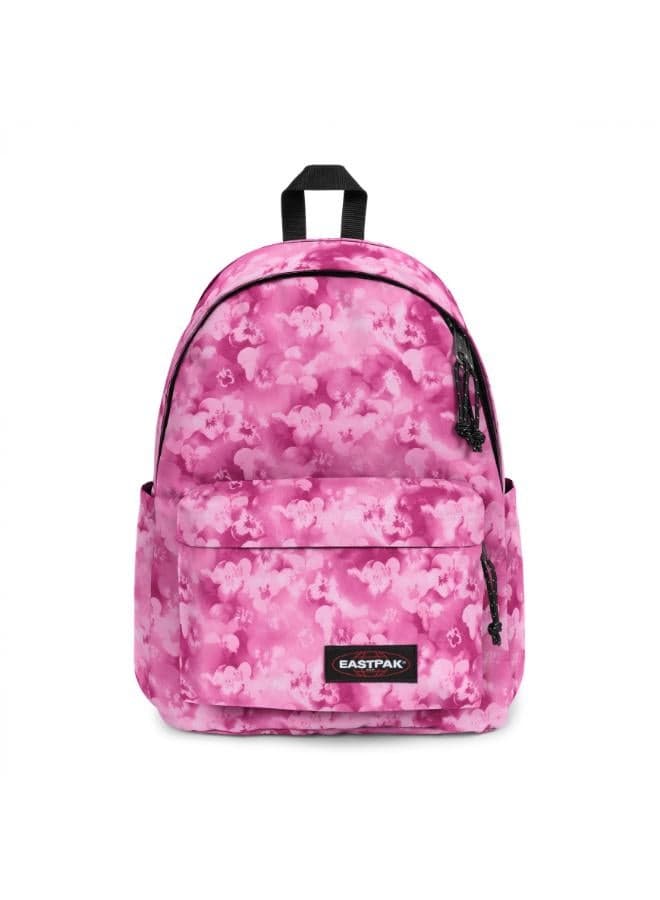 EASTPAK Flowerblur Medium Laptop Backpack - Pink Elegance - Image 1