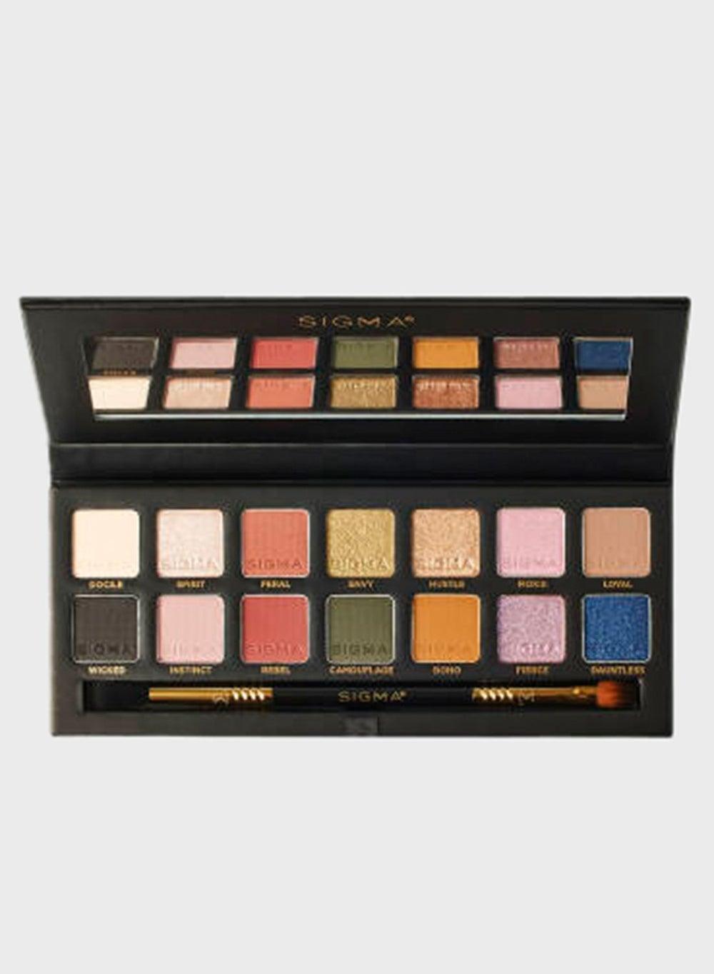 Sigma Beauty Untamed 14-Shade Eyeshadow Palette - Image 1