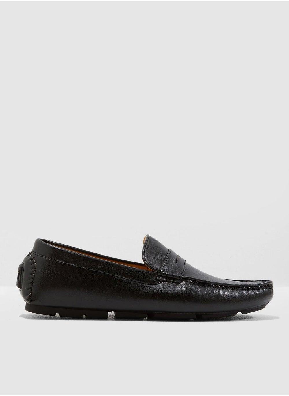 Hd 1 Vector Classic Black Saddle Moccasins - Image 1