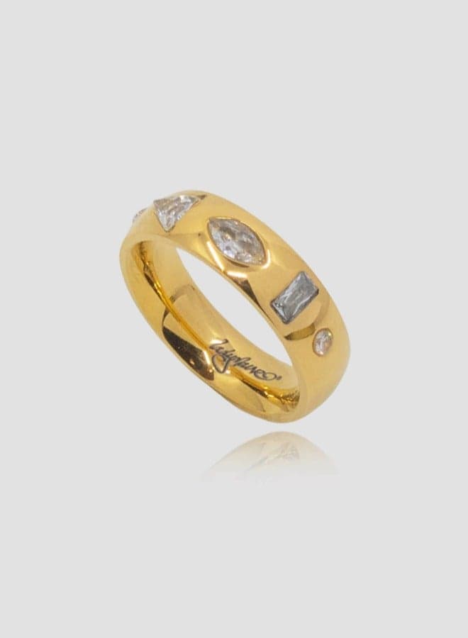 Lady Mauve Cleo Elegance Ring - Hypoallergenic Stainless Steel - Image 1