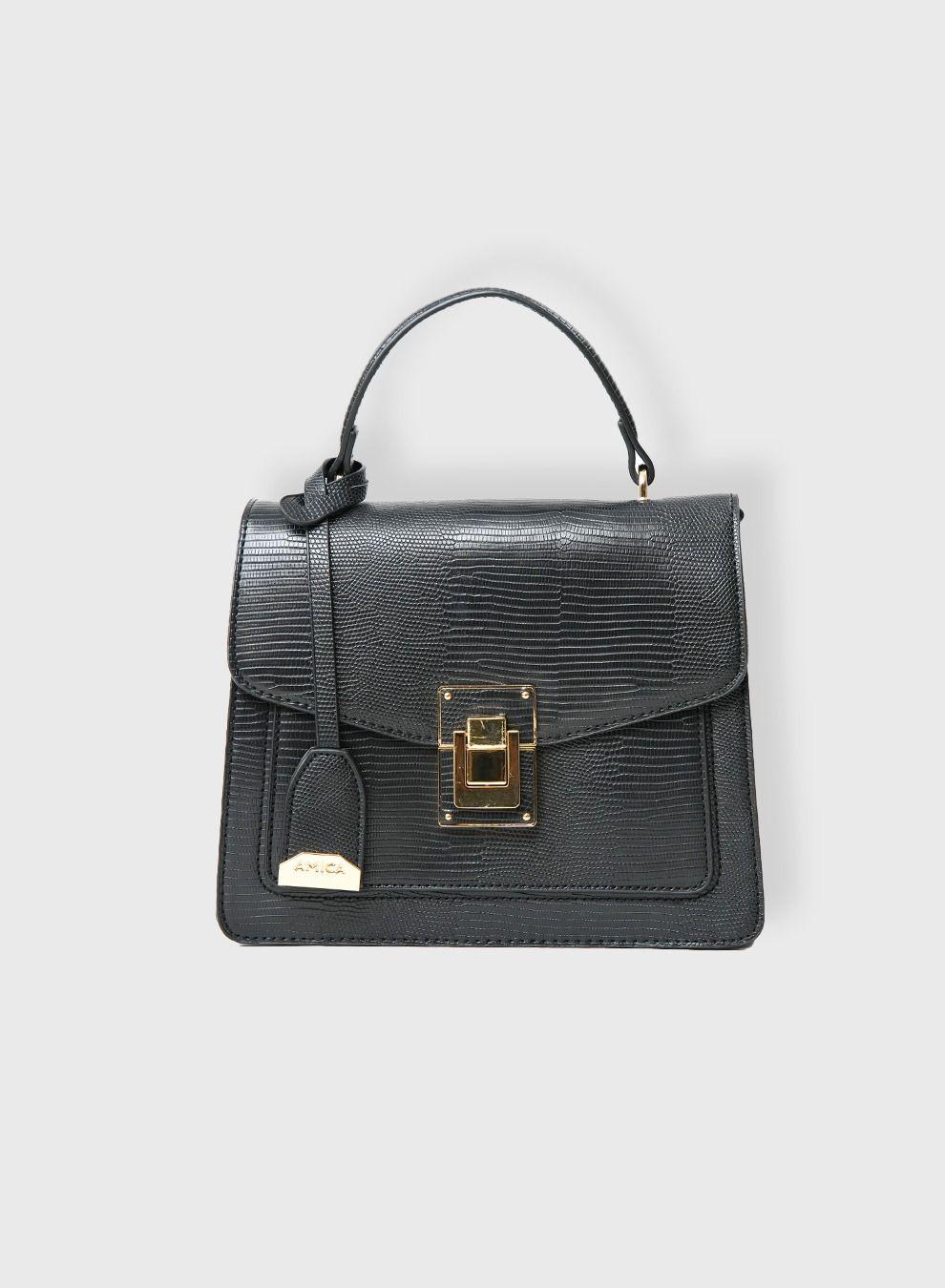 AMICA Emma Mini Handbag - Chic Black Elegance - Image 1