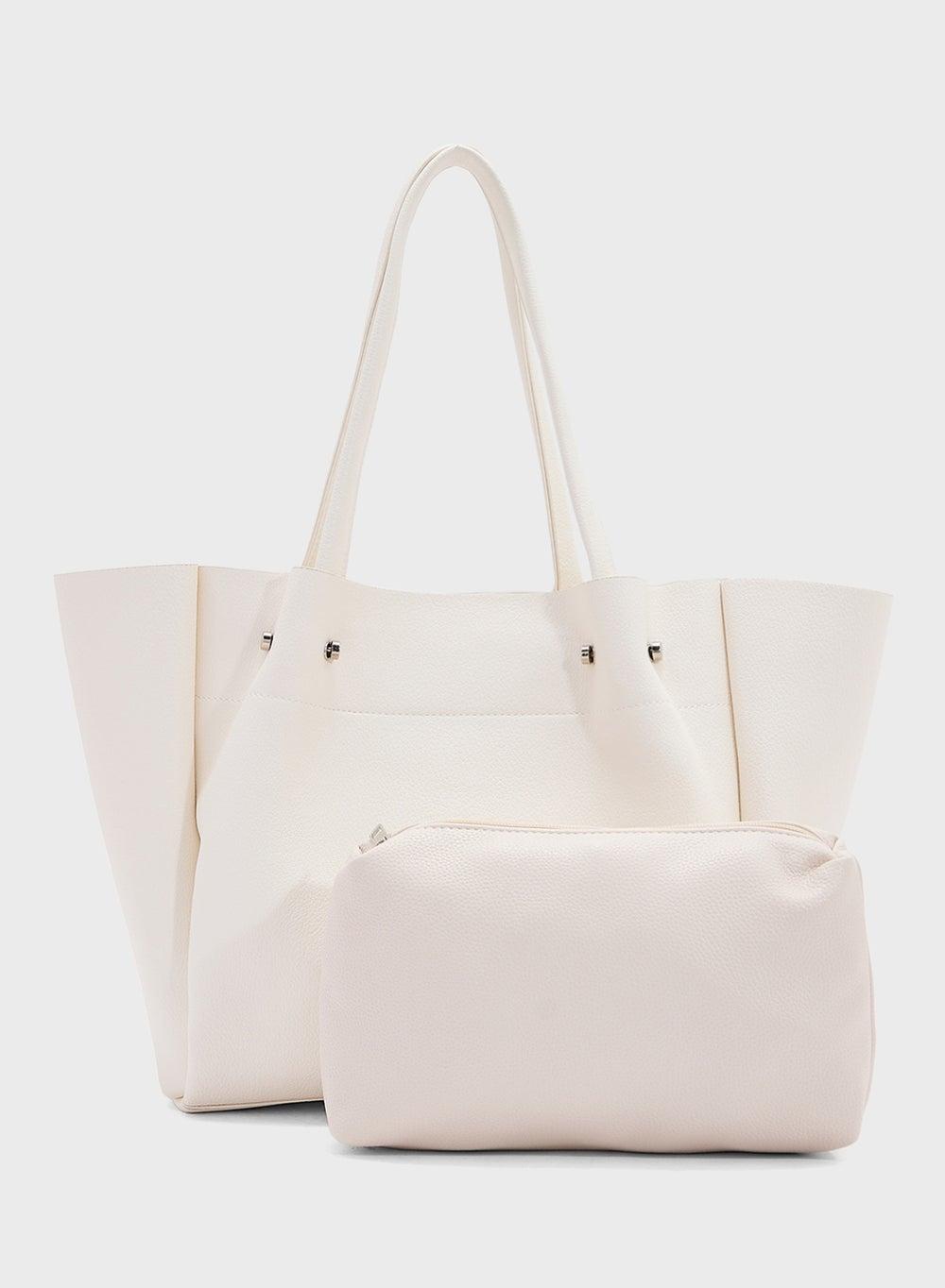 ELLA Minimalist 2-in-1 Tote Bag with Pouch for Women - Image 1
