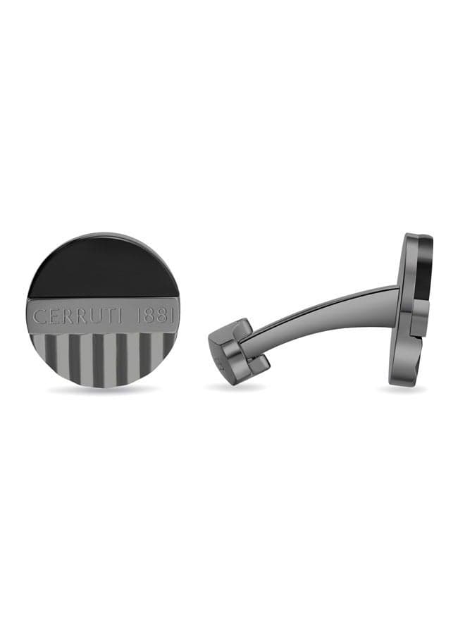 CERRUTI 1881 Leandro Grey Cufflinks – Elegance for Men - Image 1