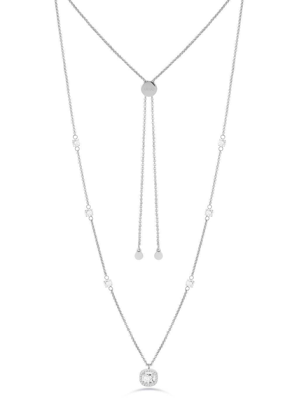 Liu Jo Luna Elegance Silver Necklace - LJ2255 - Image 1