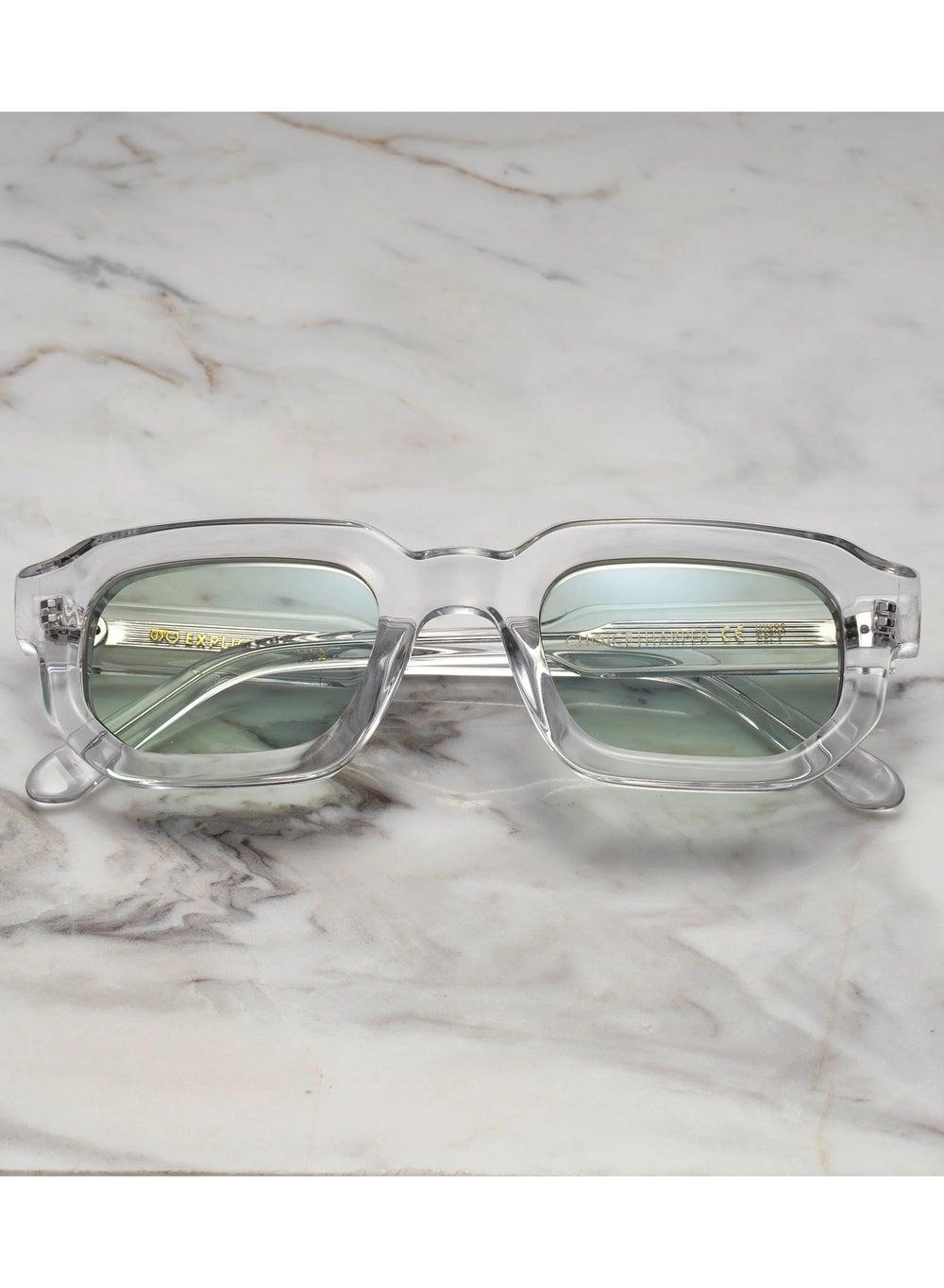 Harper Clear Bright Green - Chic Unisex Sunglasses A7EP4 - Image 1