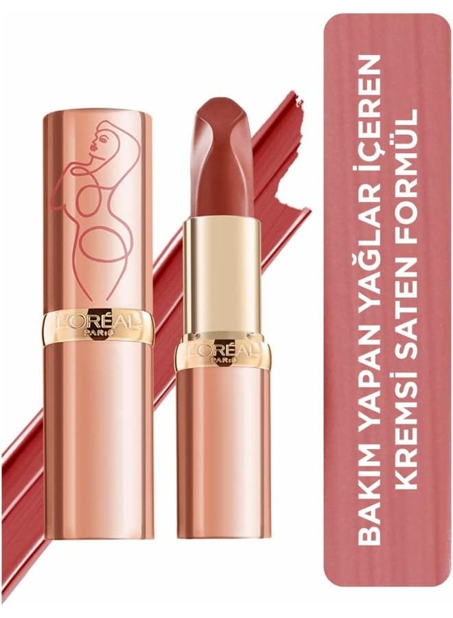 L'Oréal Paris Color Riche 179 Nu Decadent Satin Lipstick - Image 1