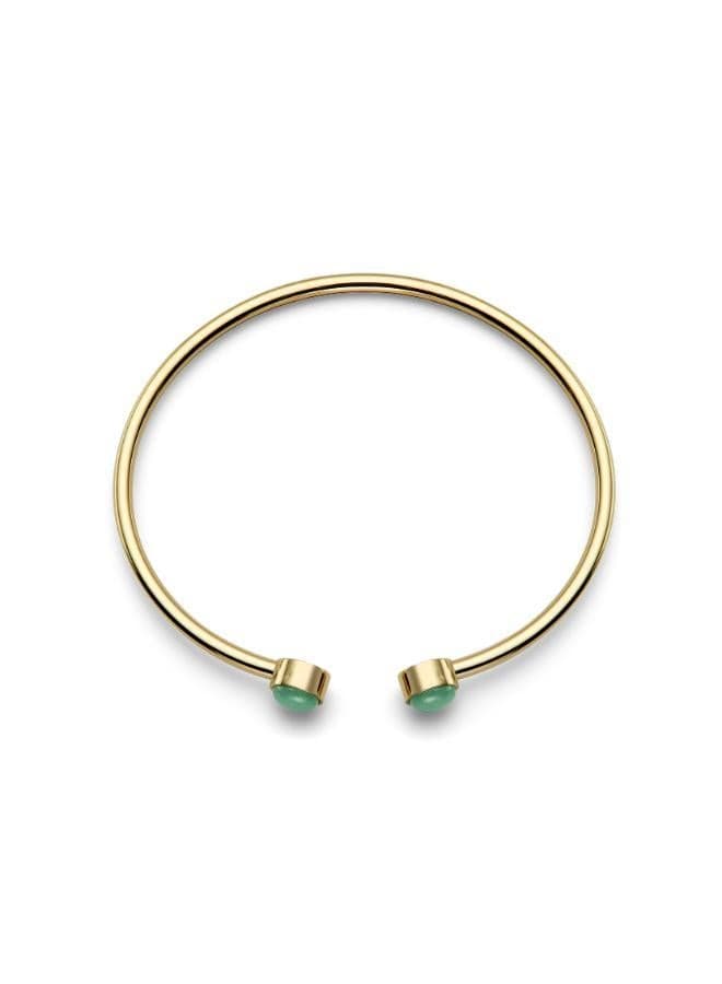 OLIVIA BURTON Modern Classics: Green Aventurine Charm Bracelet - Image 1