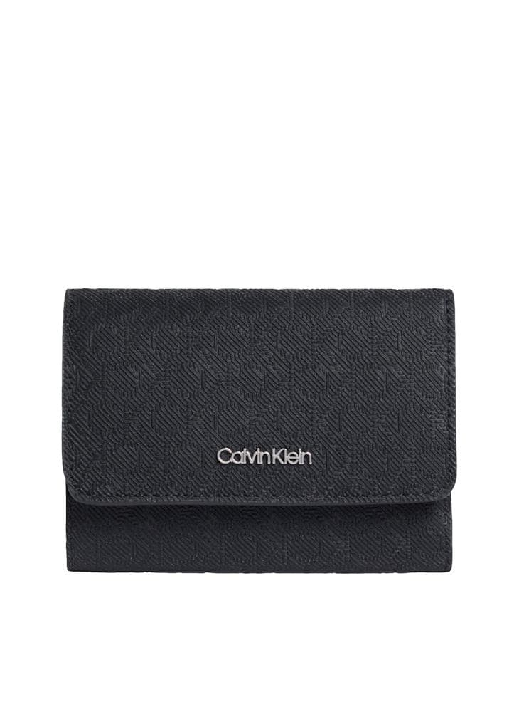 CALVIN KLEIN Elegance Trifold Women's Wallet with Logo - Image 1
