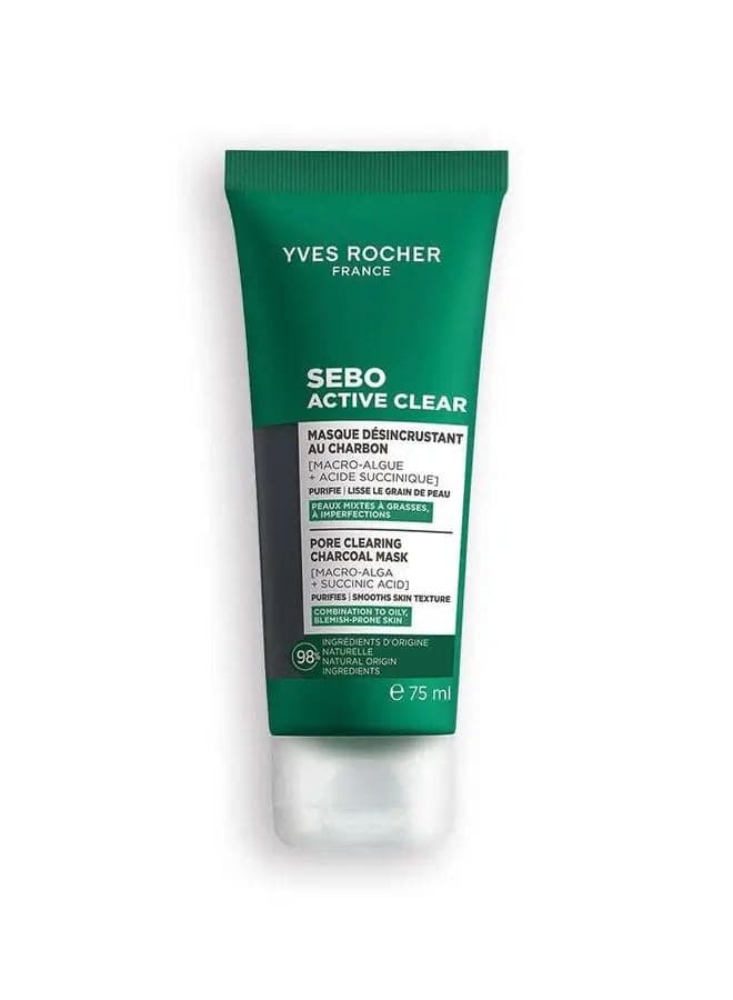Sebo Active Charcoal Pore Refiner Mask 75ML - Image 1