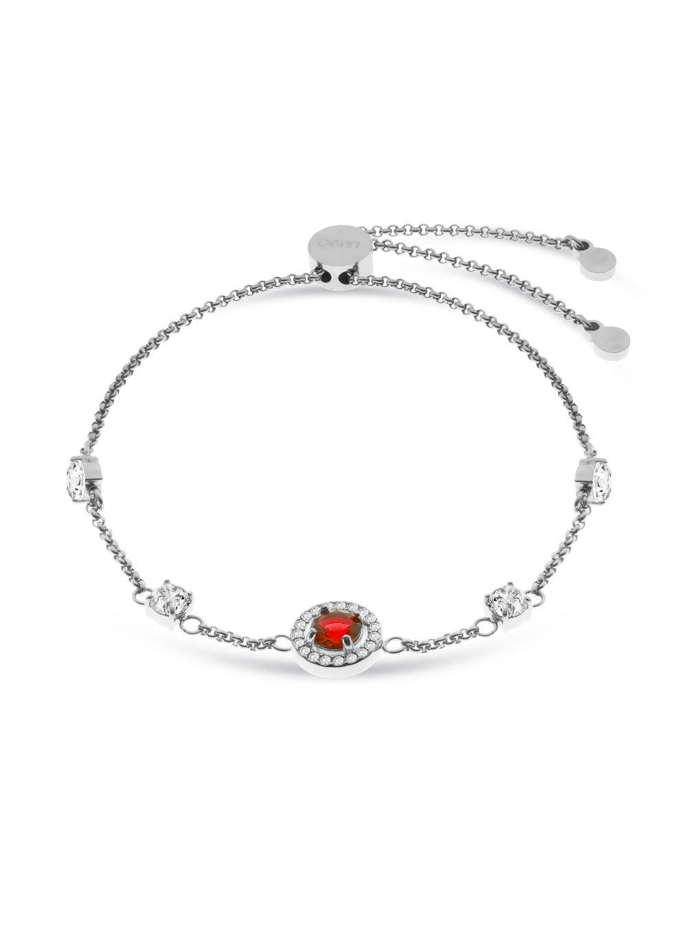 Liu Jo Celestia Silver Bracelet LJ2269 - Green Elegance for Women - Image 1