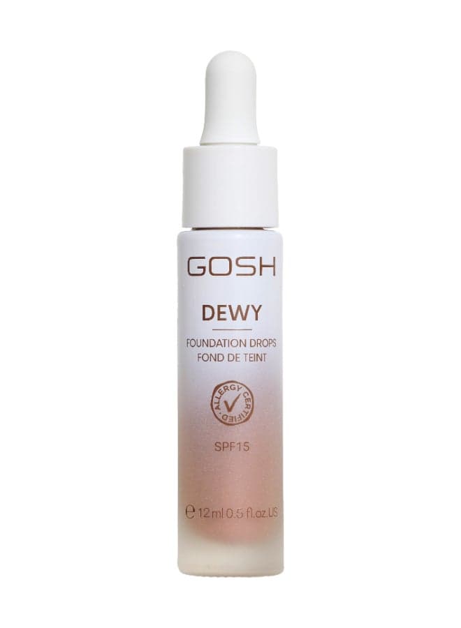 Dewy Foundation Drops - 010 Deep, 12ml - Image 1