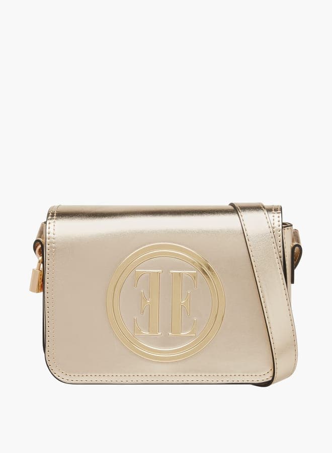 ELLE Monogram Embossed Crossbody: Style & Versatility Combined - Image 1