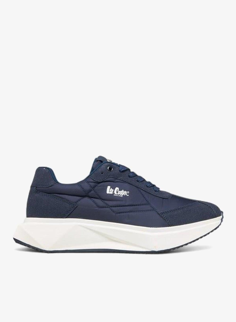 Onex 831 Navy Lace-Up Low-Top Sneakers for Men - Image 1