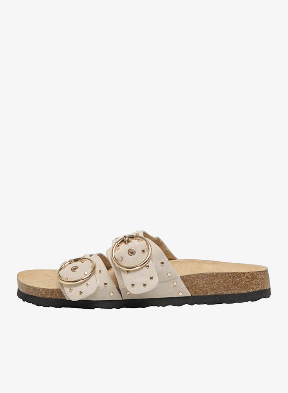 Elegant Crème Casual Slip Ons | Style No 15341190 - Image 1