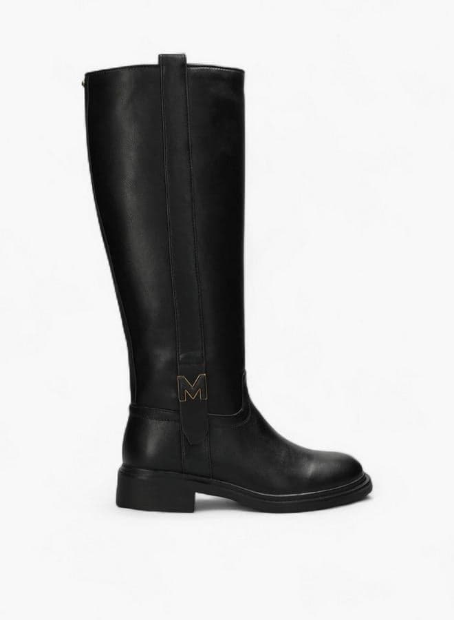 Mi001801753W 01 Elegant High Shaft Zip Knee Boots - Image 1
