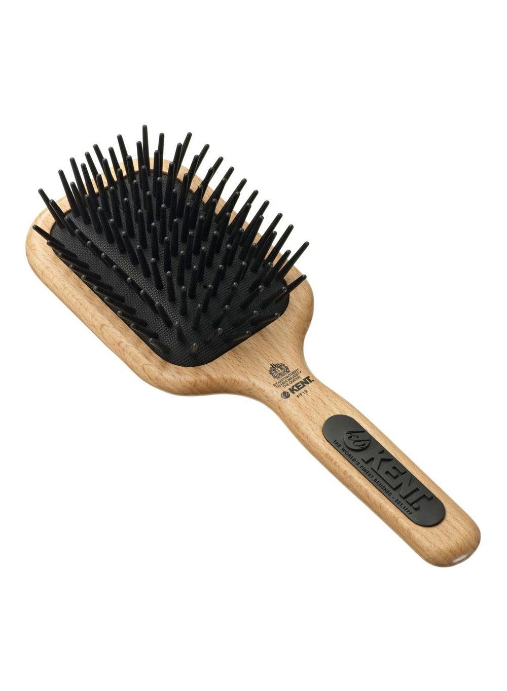 Kent PF19 Luxe Beechwood Paddle Brush for Thick Hair - Image 1
