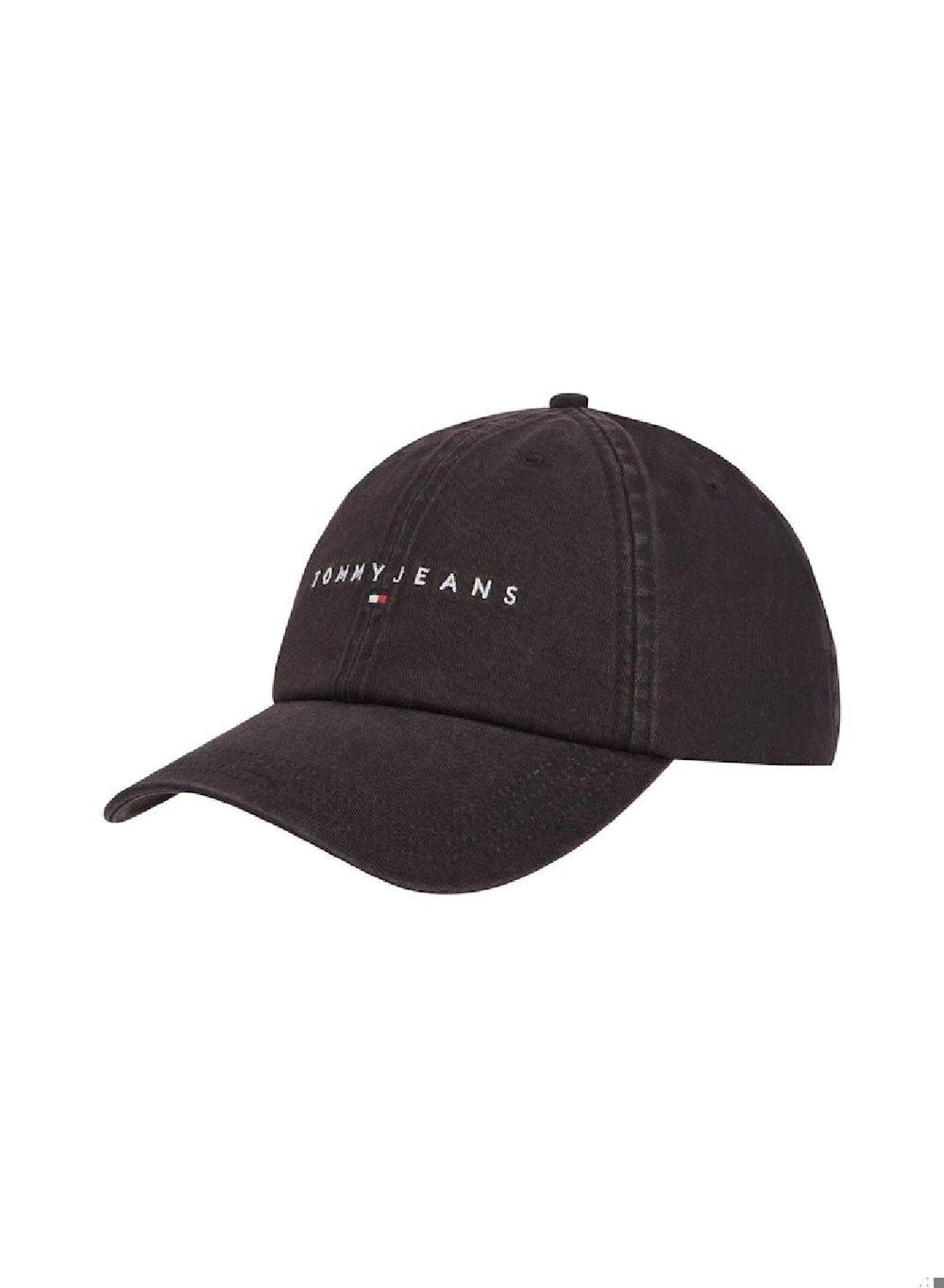 TOMMY JEANS Elegant Black Logo Cap - Comfort & Style - Image 1