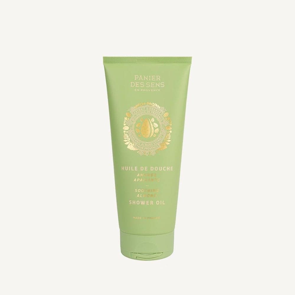 Soothing Almond Shower Oil 200ml - Silky Skin Essential - Image 1