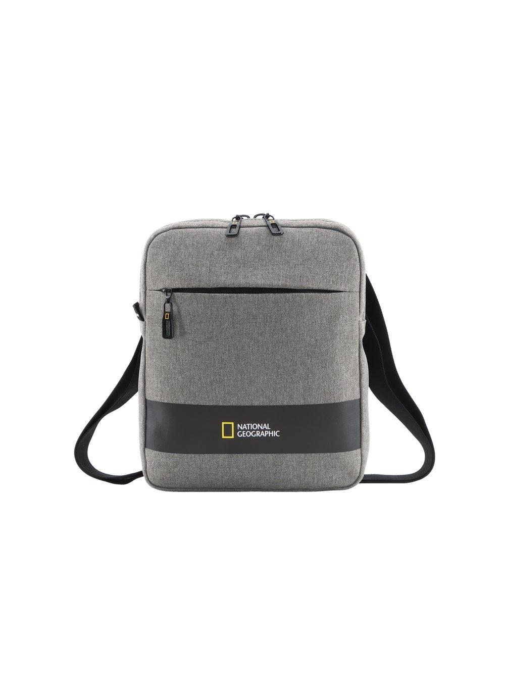 National Geographic RPET Shadow Crossbody – Urban Grey - Image 1