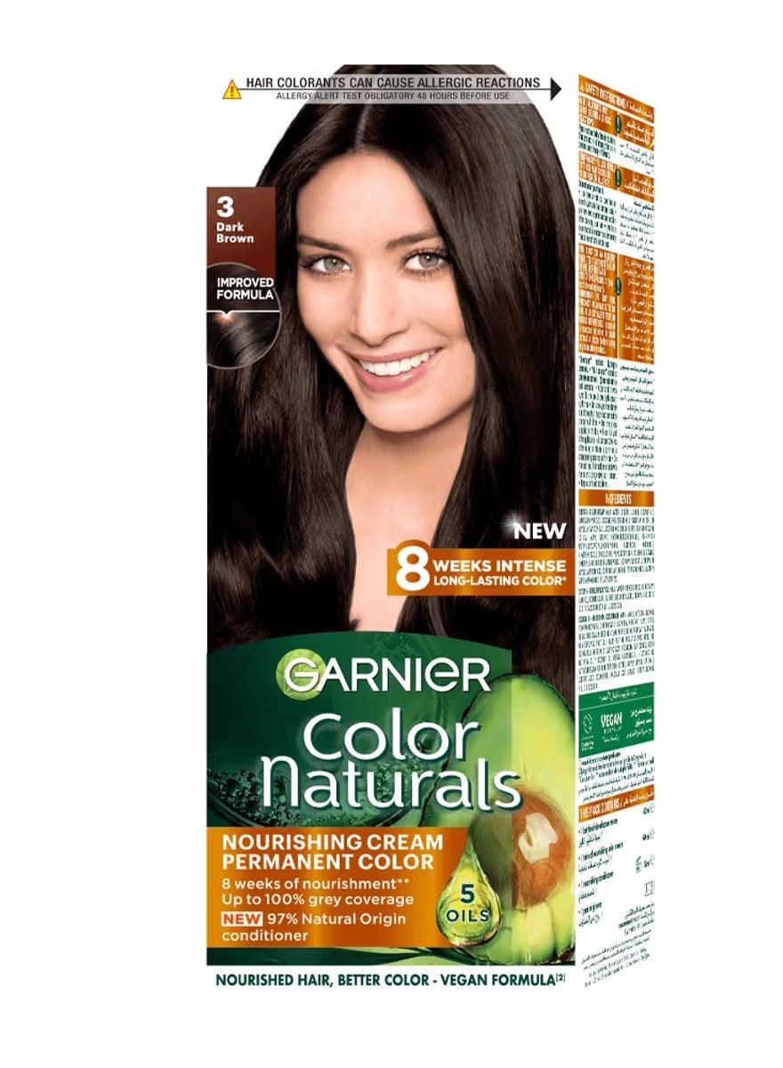 Lush Dark Brown 3 - Olive Oil Infused Hair Color - Image 1
