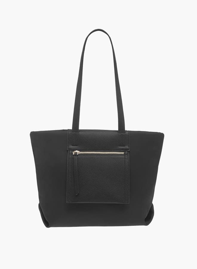 MISSY Elegant Solid Tote for Women with Double Handle - Image 1