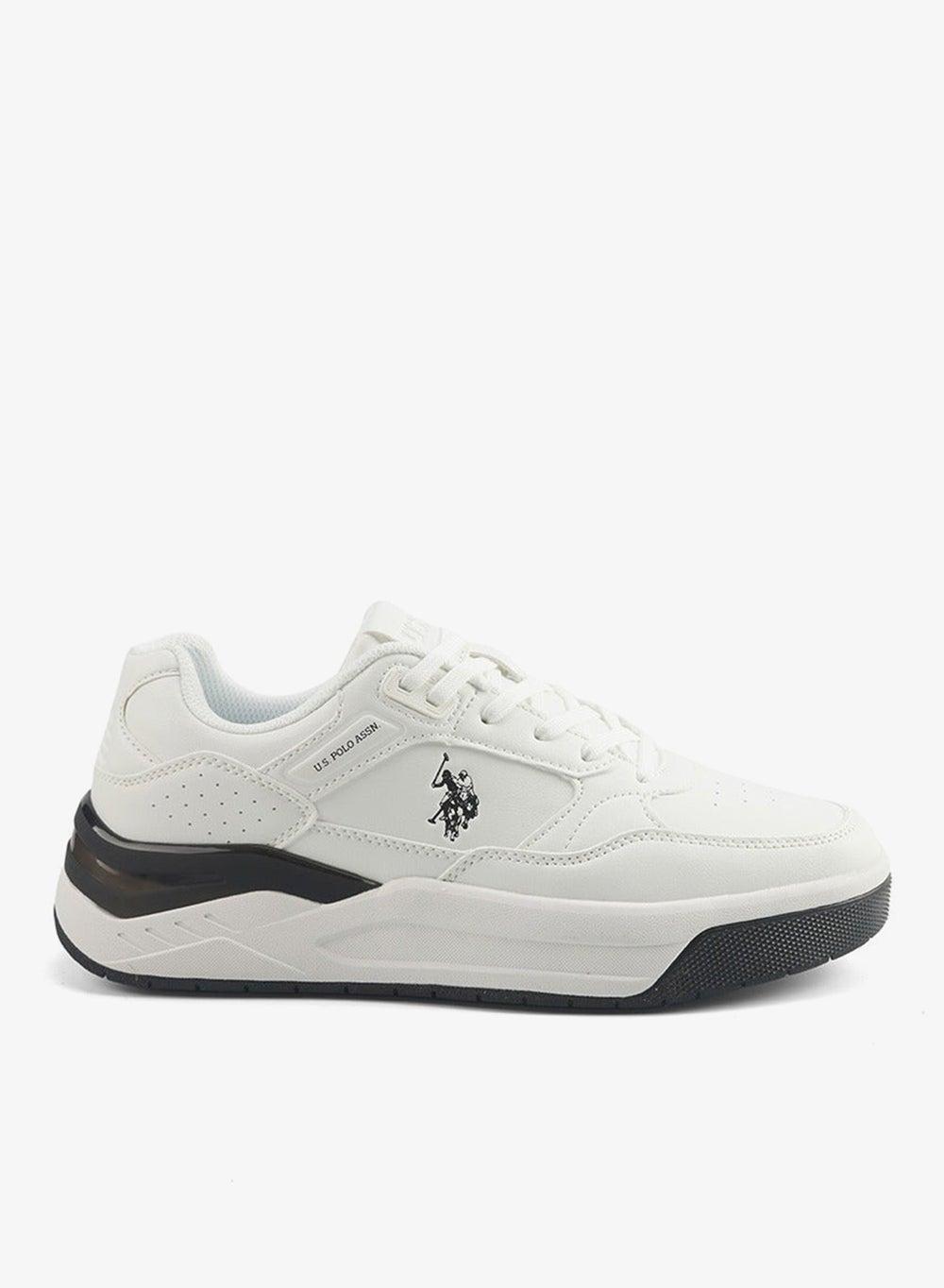 USPA 640299960000 White Low-Top Sneakers for Men - Modern Elegance - Image 1