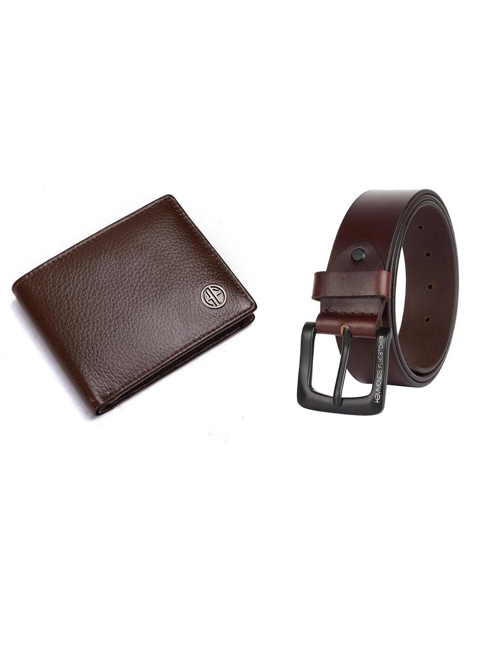 HAMMONDS FLYCATCHER Men's Premium Leather Wallet and Belt Set | TDN2 - Image 1