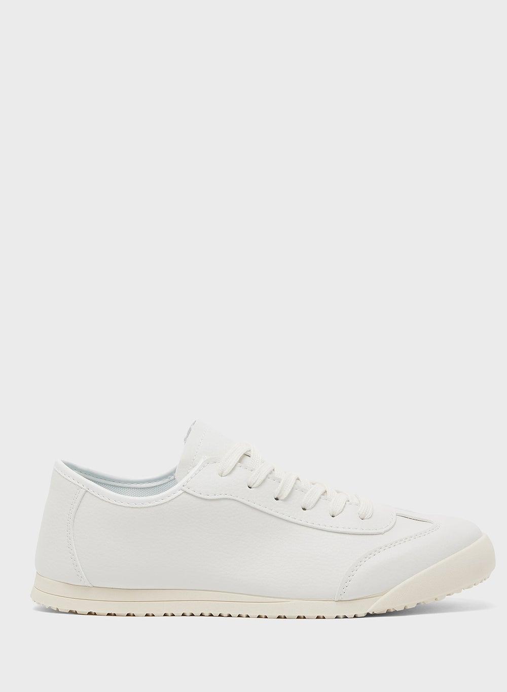 Msh25612 Retro Low-Top Sneakers in Classic White - Image 1