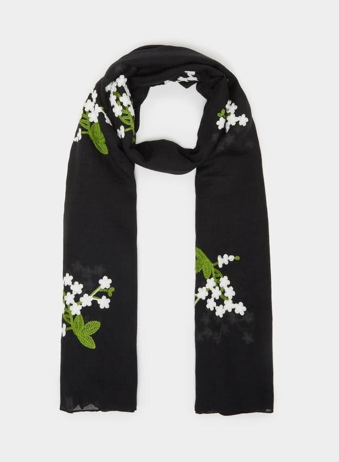 Styli Floral Embroidered Elegance Hijab for Women - Image 1
