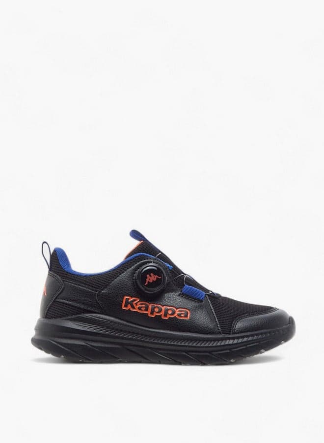 Boys' Sporty Black Sneakers - Rotating Buckle - 24Yk166Bp - Image 1