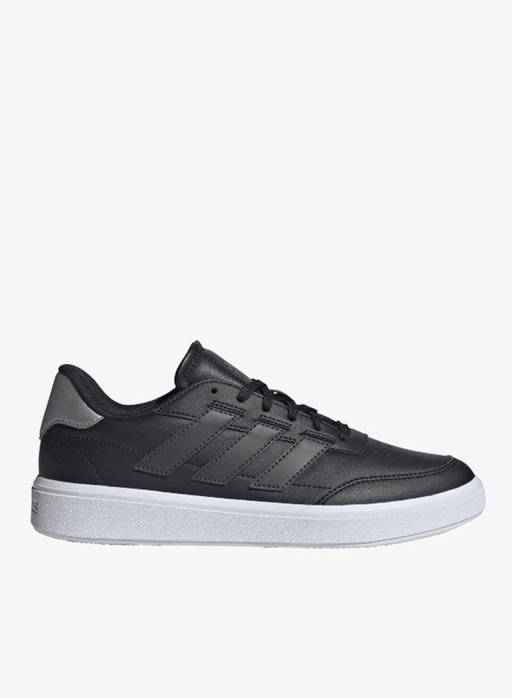 Courtblock CBLACK/CARBON/SILVMT: Chic Women's Low-Top Sneakers - Image 1