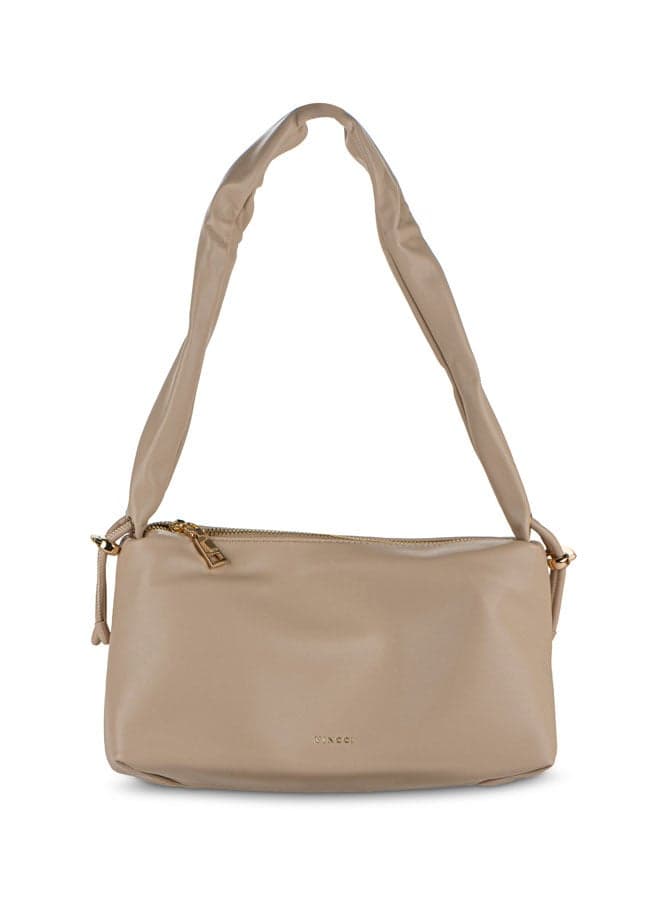 Vincci Brown Elegance: Chic Women's Shoulder Bag - Image 1