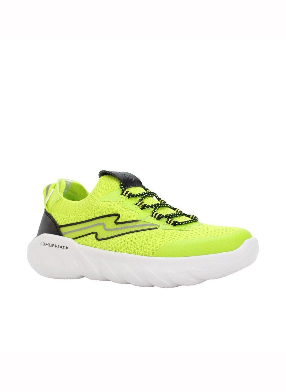 Lumberjack Boy Ruiz Slipon: Acid Green Elegance - Image 1