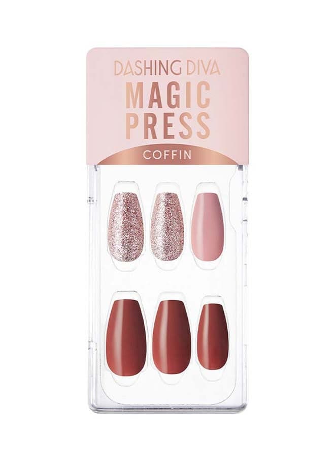 Fresh Rose Magic Press Press-On Nails Kit - Image 1