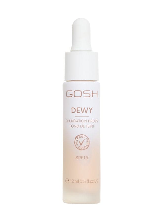 Porcelain Glow Dewy Foundation Drops 12ml - 002 - Image 1