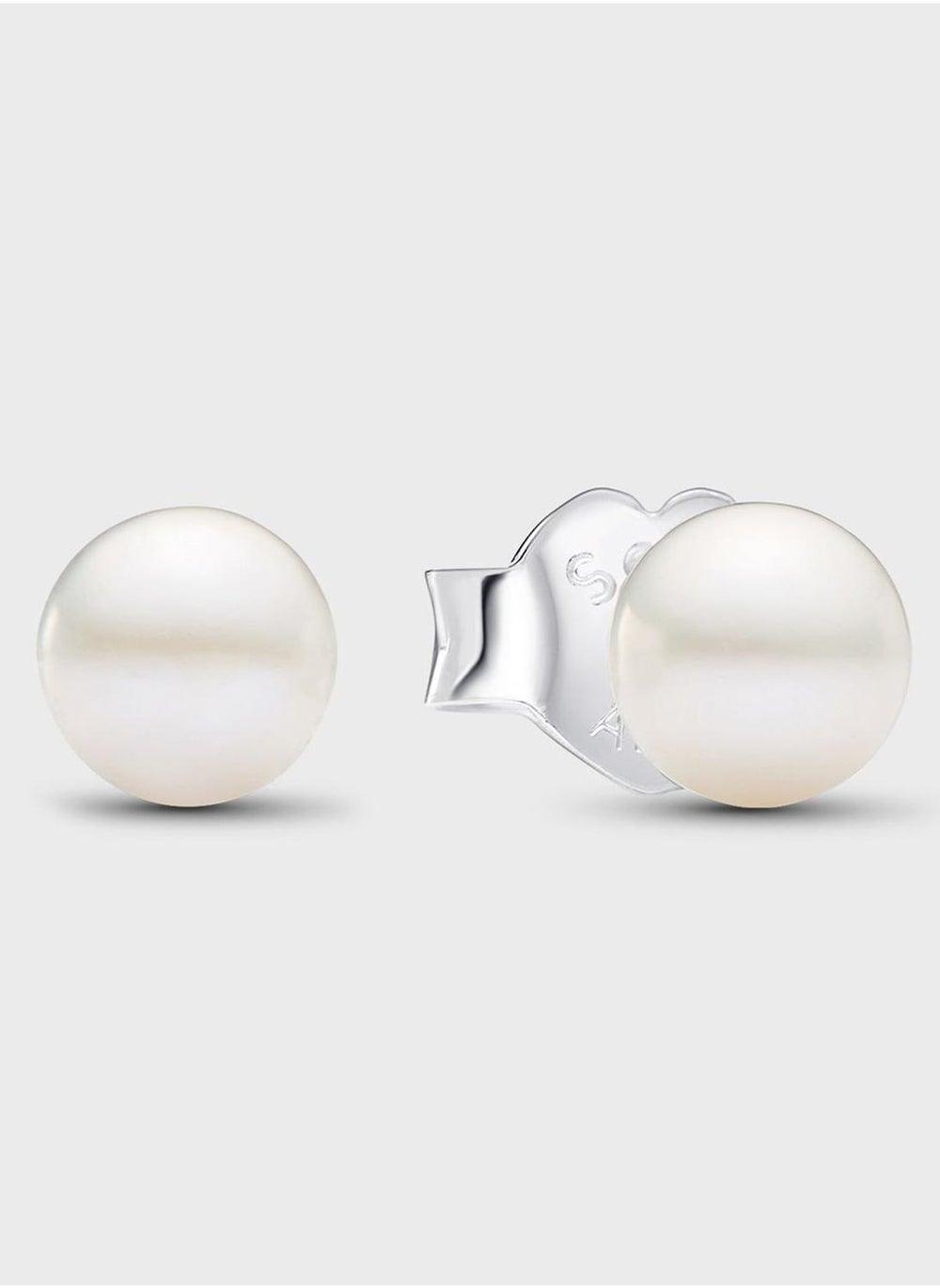 PANDORA Freshwater Pearl 4.5mm Classic Stud Earrings - Image 1