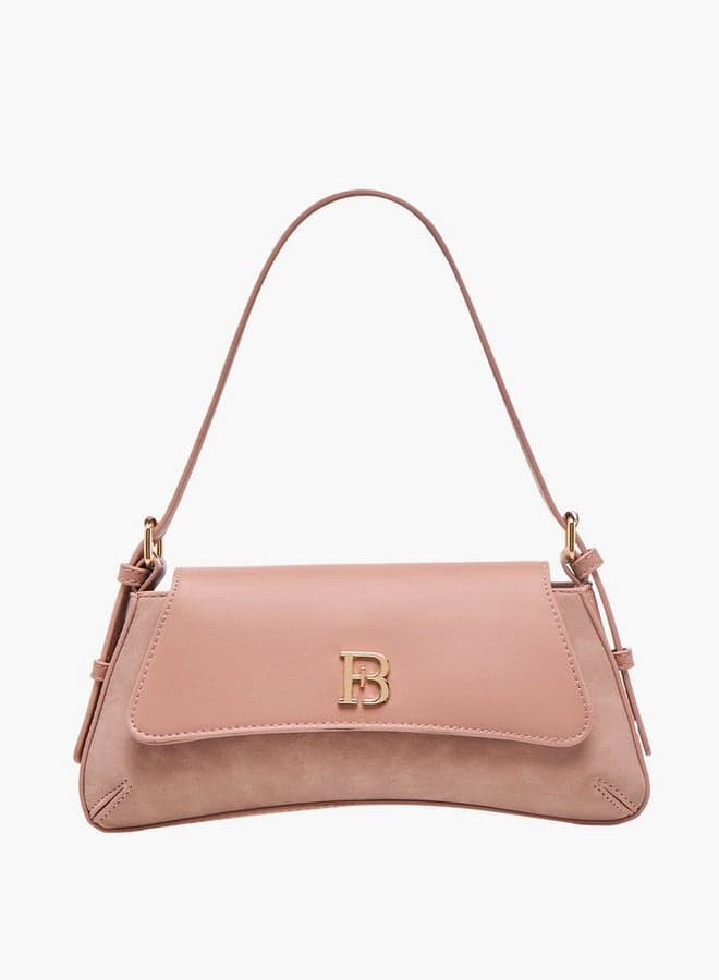 Flora Bella Women's Elegant Metal Accent Shoulder Bag - Image 1