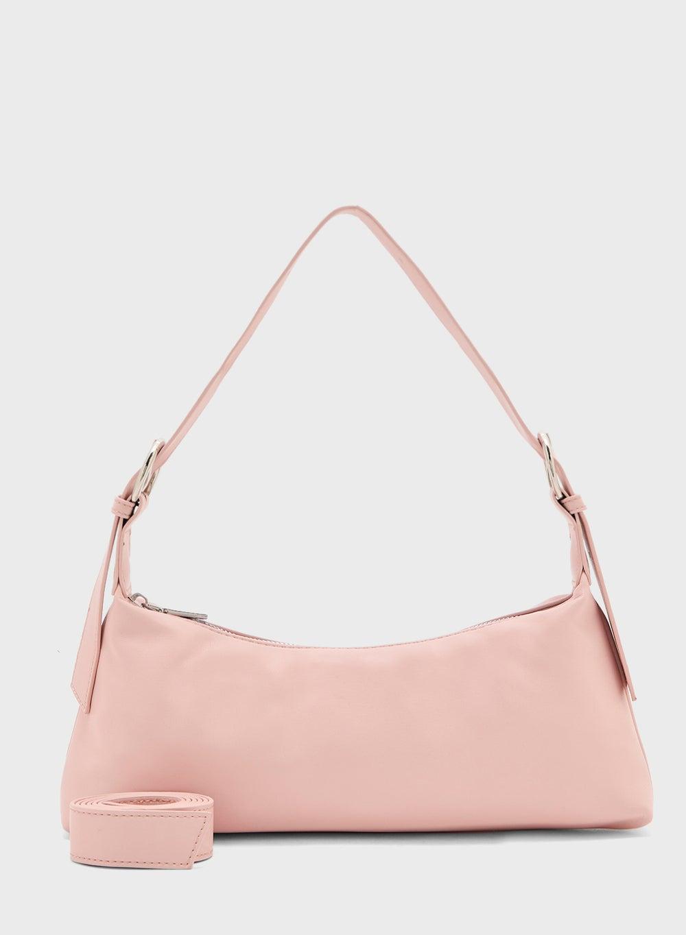 ELLA Chic Metal Zip Shoulder Bag for Sophisticated Style - Image 1