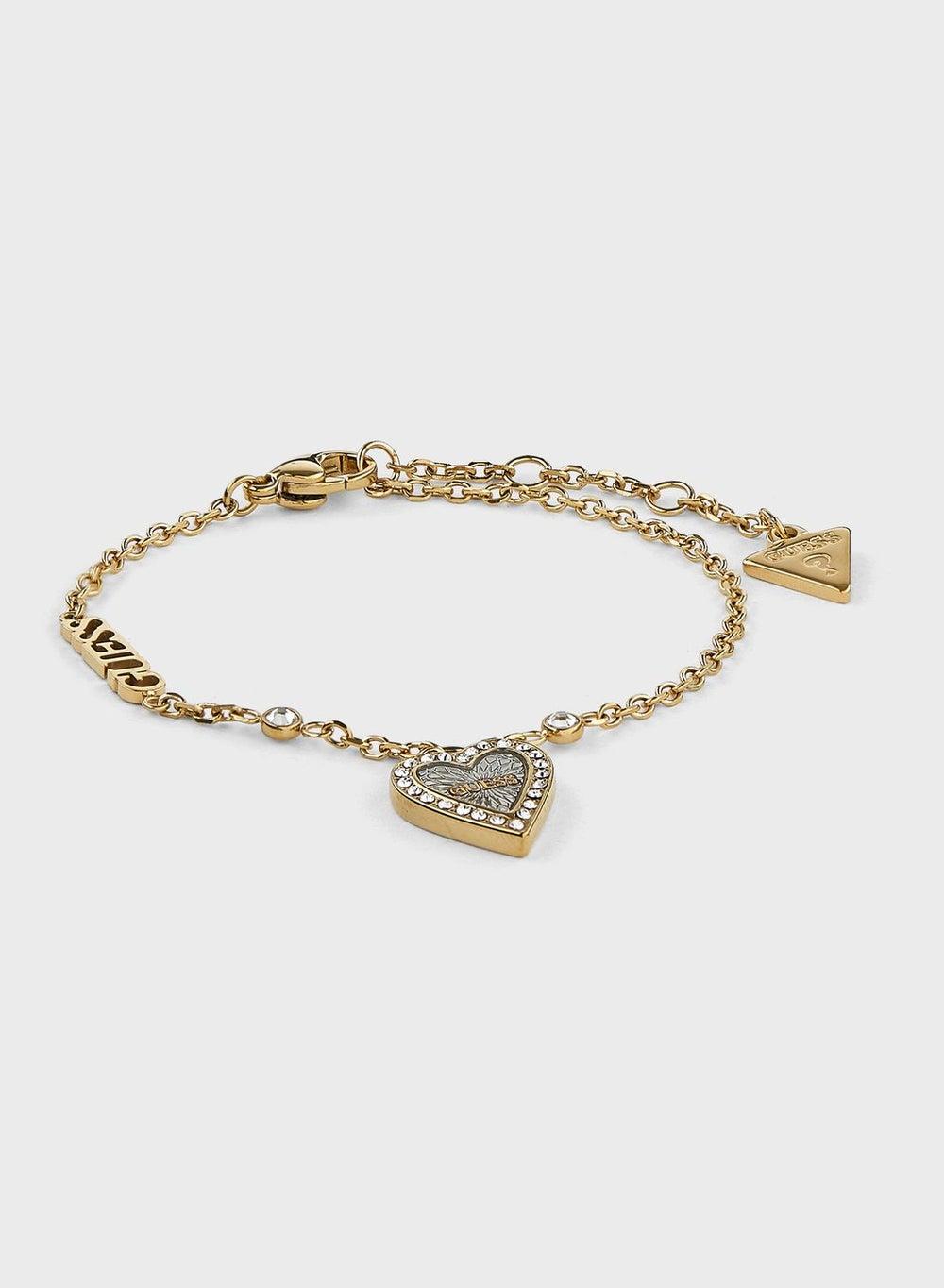 GUESS Elegant Heart Chain Bracelet for Women - Image 1