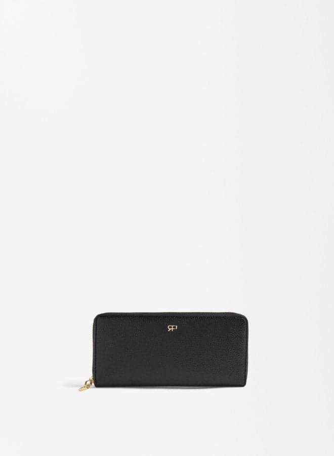PARFOIS Elegant Black Coin Purse with Secure Zip - Image 1