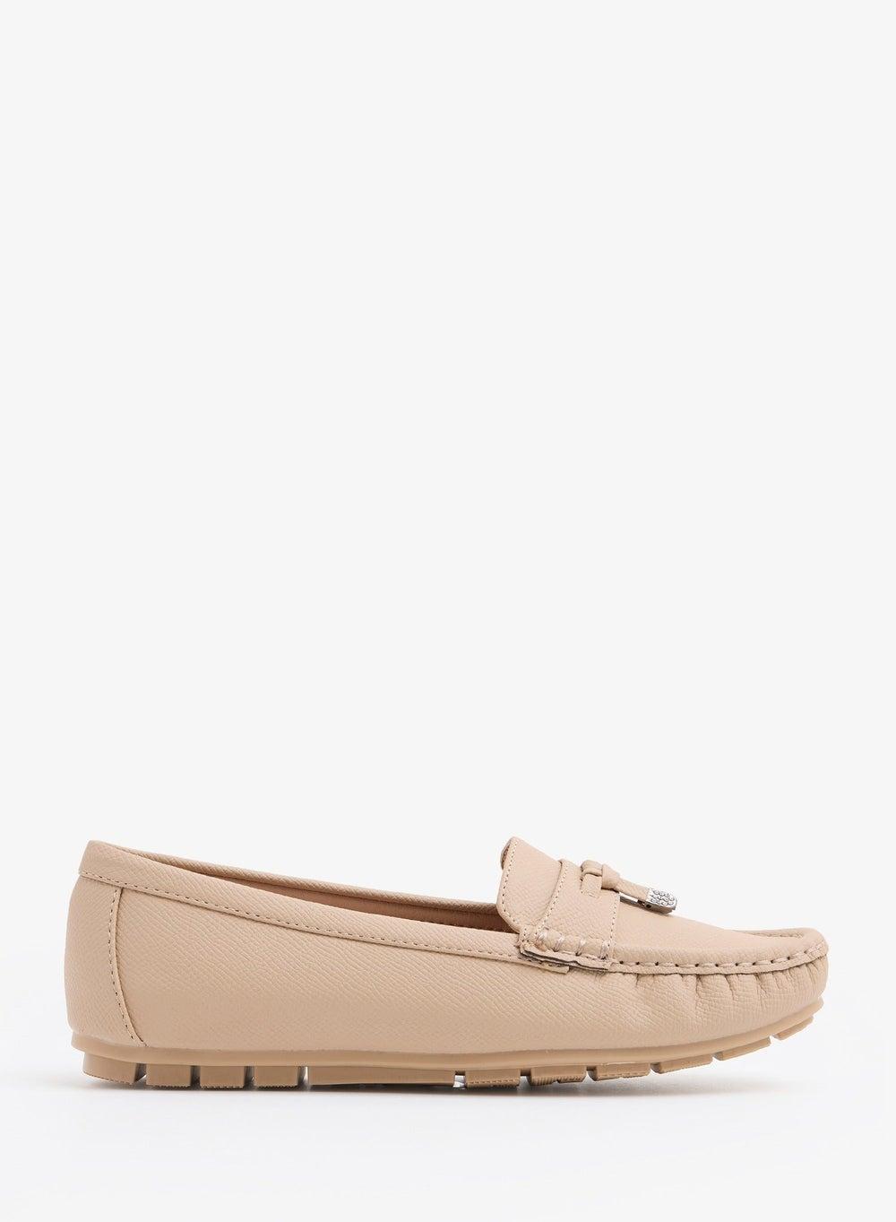 Equality Luxe Beige Loafers for the Discerning Woman - Image 1